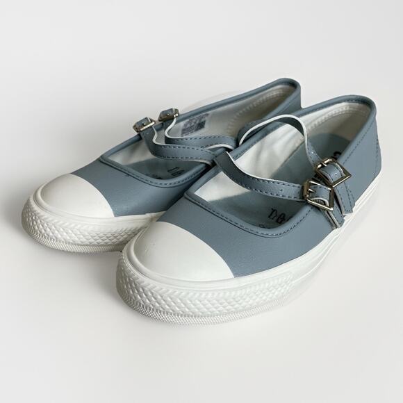 Converse Chuck Taylor All Star Dainty Mary Jane Women Sz 7 Teal Blue White Shoes - Picture 9 of 9